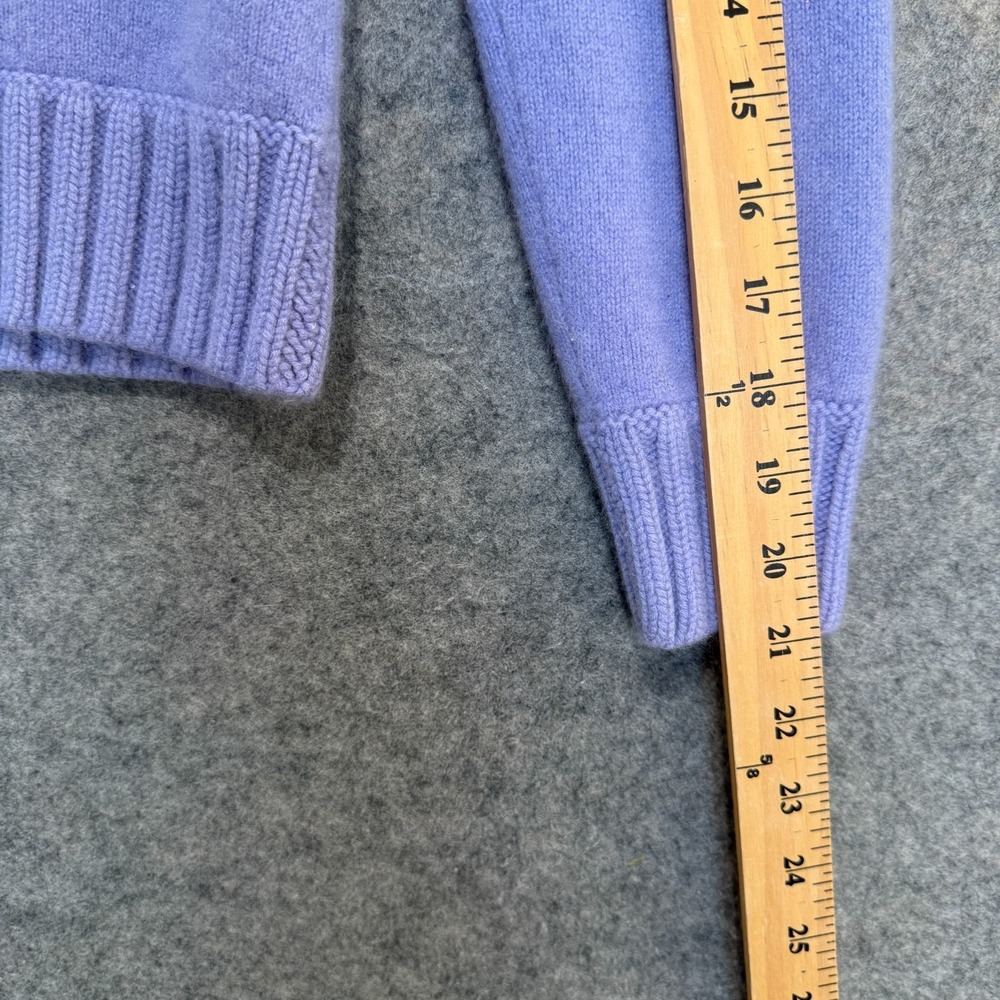 Collection Fiftynine Bloomingales 100% Cashmere Sweater Medium (runs small) Zip - Picture 6 of 8